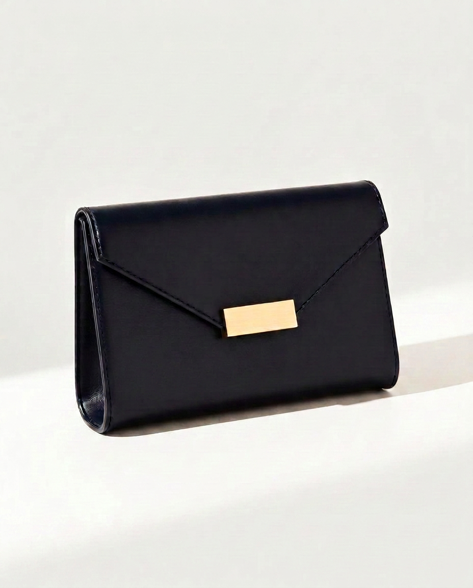 Nocturne Evening Clutch in Midnight Blue